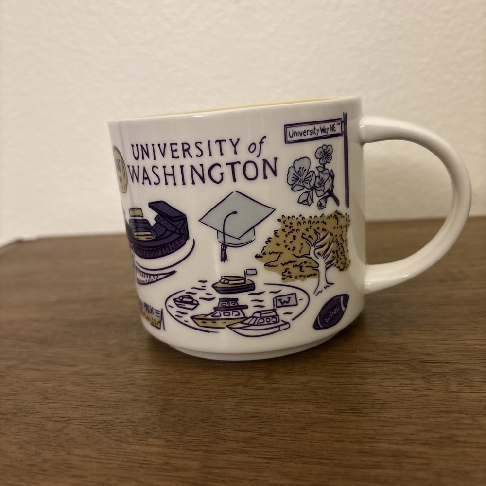 Starbucks 2022 University of Washington UW Campus Been There Mug Series